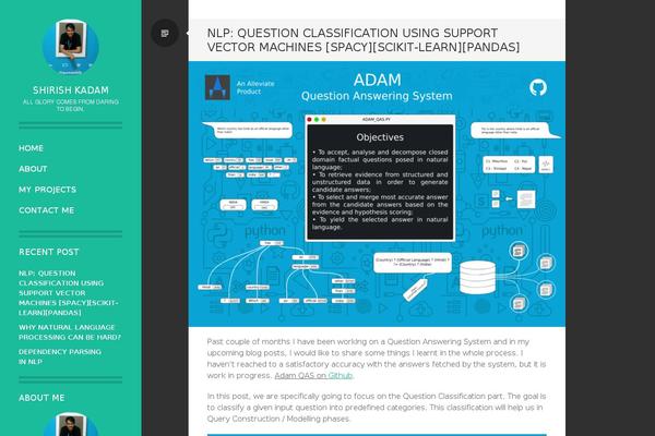 WordPress website example screenshot