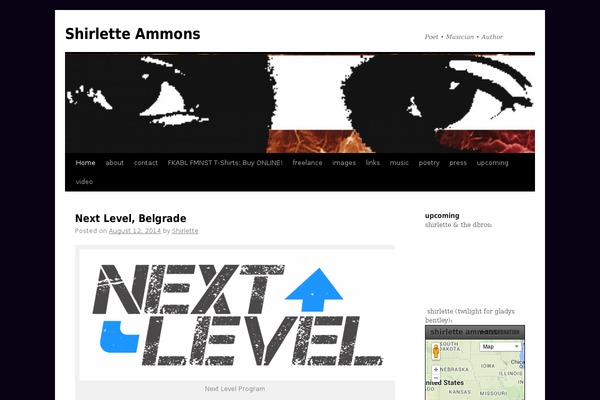 Twenty Ten theme site design template sample