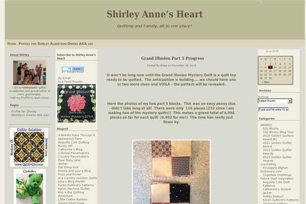 shirleyannesheart.com site used Surreal Reality