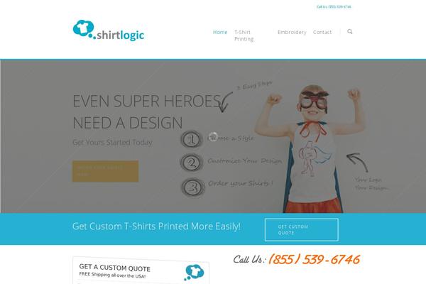 Salient theme site design template sample