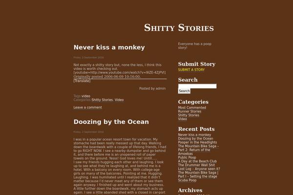shittystories.com site used C