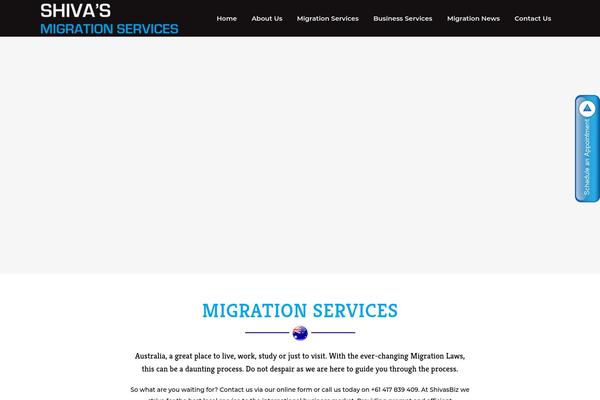 WordPress website example screenshot