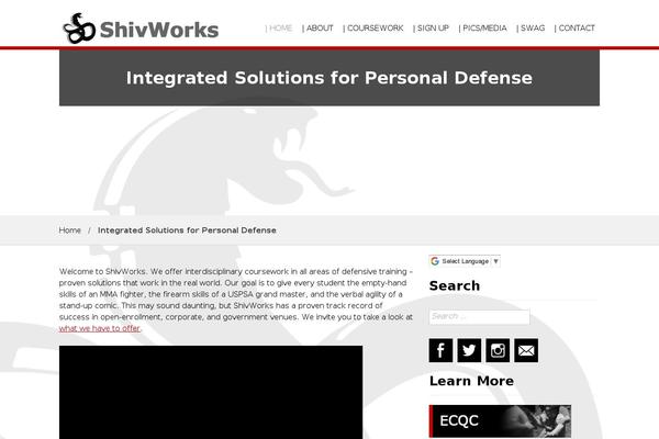 shivworks.com site used Icon WP