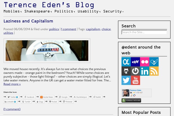 shkspr.mobi site used Edent-wordpress-theme