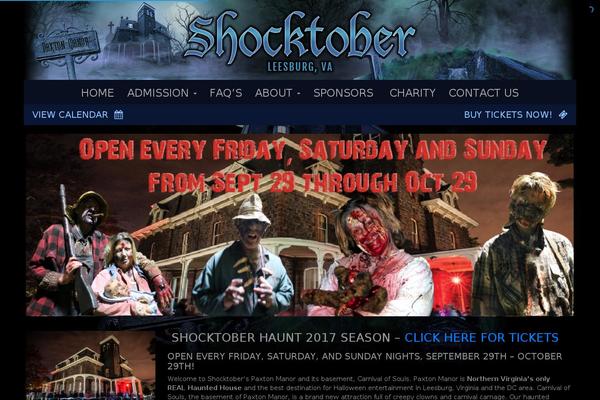 shocktober.org site used Shocktober