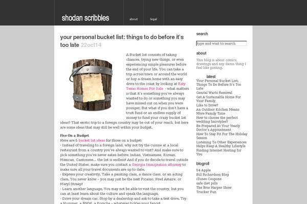 WordPress website example screenshot