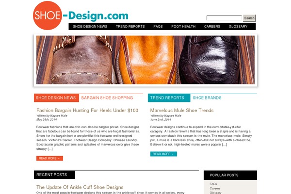 shoe-design.com site used Shoedesign