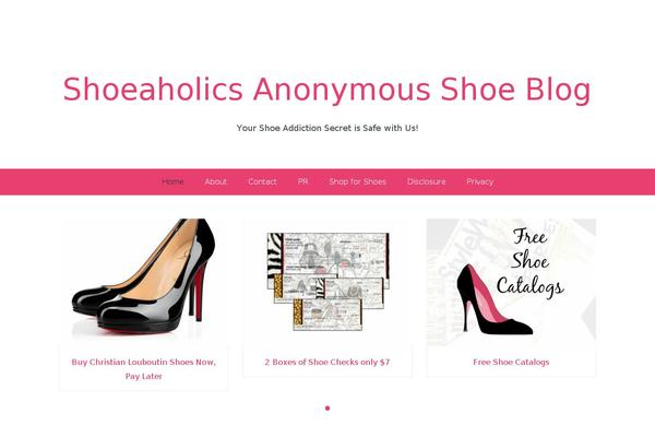 shoeaholicsanonymous.com site used Shoeaholics-anonymous