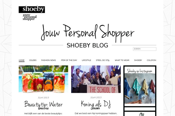shoebyblog.nl site used Shoeby