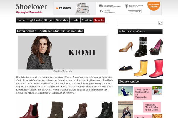 shoelover.de site used Simply Pink