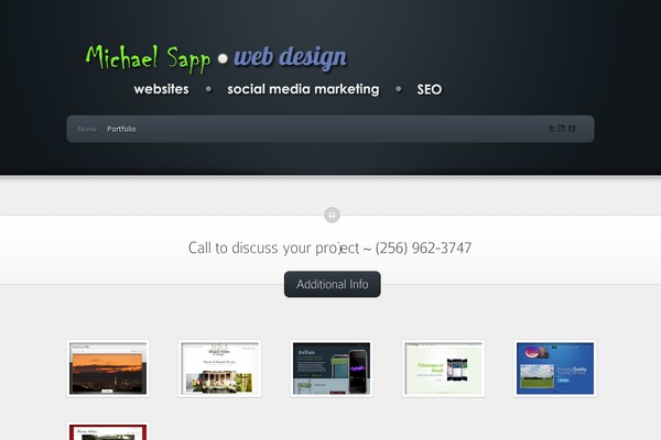 WordPress website example screenshot