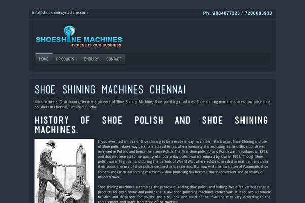 shoeshiningmachine.com site used Shoe_shine_dark