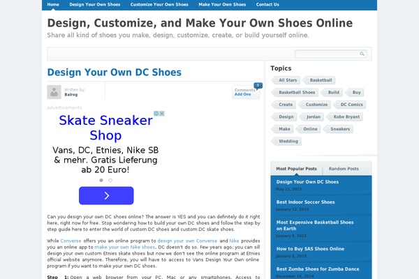 shoesliving.com site used News Leak