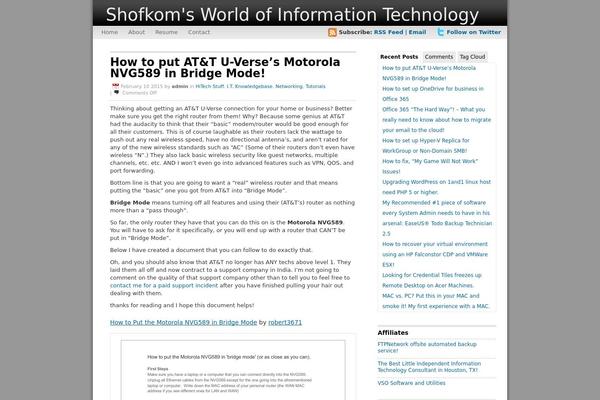 shofkom.com site used iTech