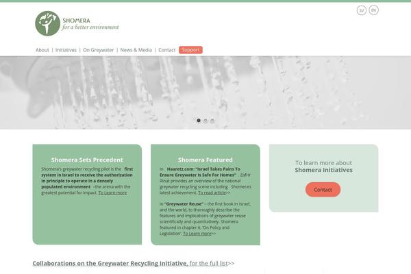 Envision Child theme site design template sample