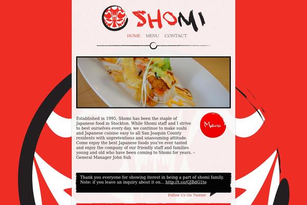 shomirestaurant.com site used Shomi