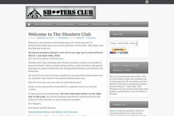 shootersclubmembers.com site used iFeature