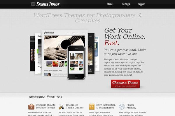 shooterthemes.com site used Shooter