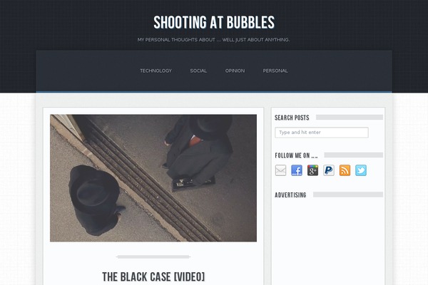 shootingatbubbles.com site used Paragraph