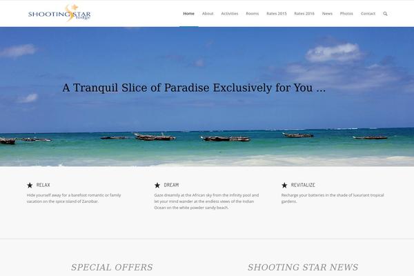 Enfold theme site design template sample