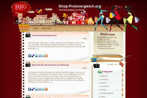 shop-preisvergleich.org site used Single