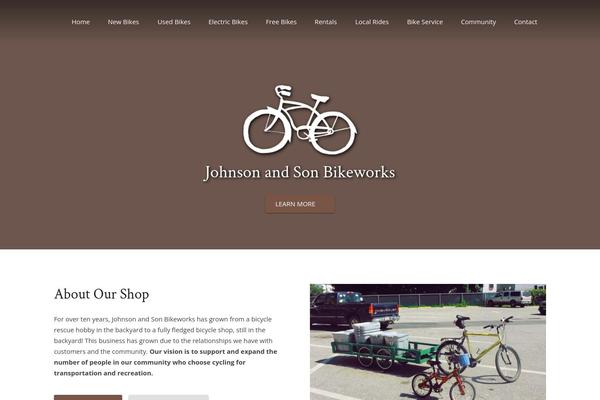 WordPress website example screenshot
