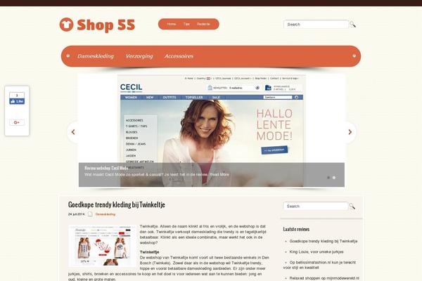 shop55.nl site used Clothingstore