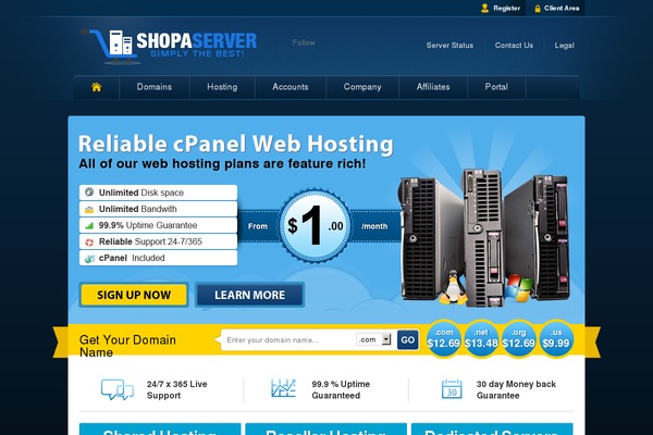 shopaserver.com site used Supreme-host-v1-0