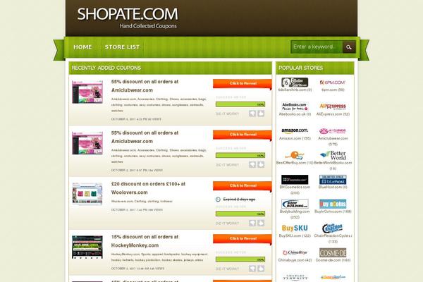 Couponpress theme site design template sample