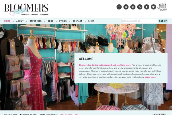 shopbloomers.com site used Newbloomers