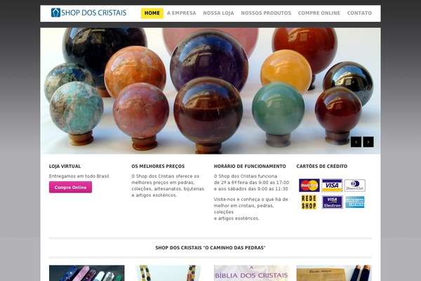 shopdoscristais.com.br site used Cristal