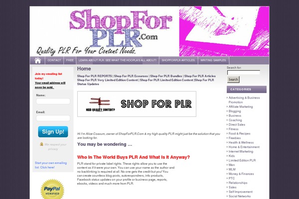 shopforplr.com site used Flexxelegant