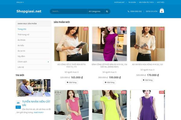 WordPress website example screenshot
