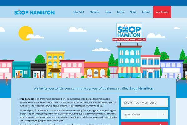 shophamiltonnj.com site used Bizfinder