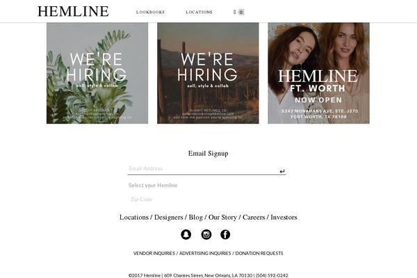 shophemline.com site used Hemline