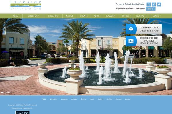 shoplakesidevillage.net site used Casto