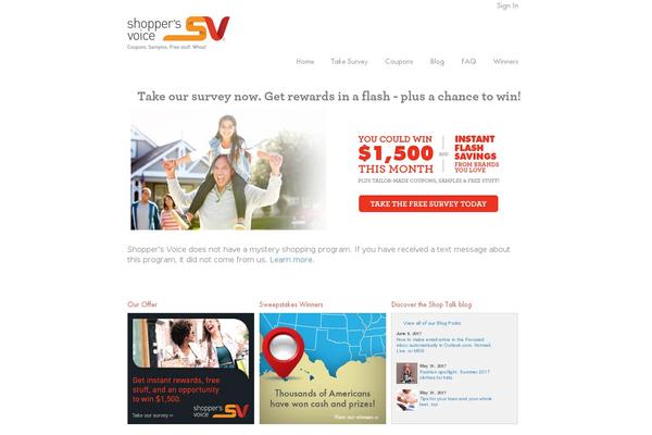 shoppersvoice.com site used Panda
