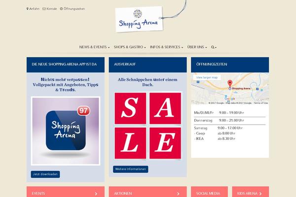 shopping-arena.ch site used Shoppingarena