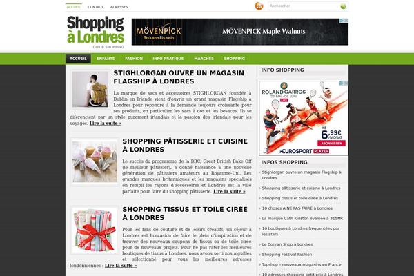 Onlinenews theme site design template sample
