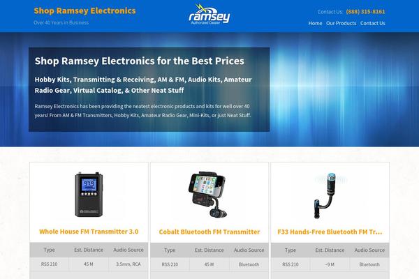 shopramseyelectronics.com site used Fmtransmitter