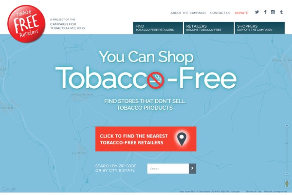 shoptobaccofree.org site used Ctfk