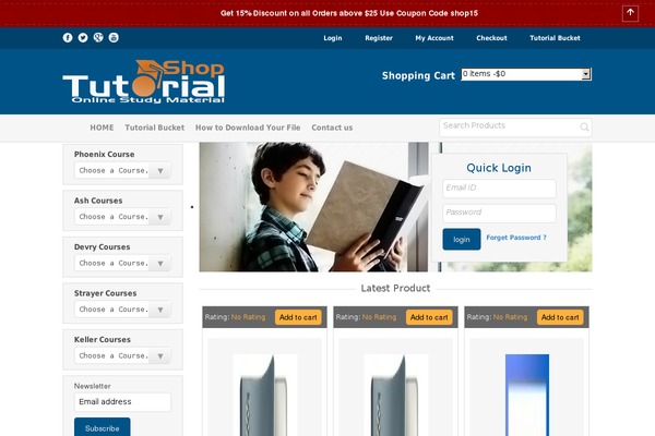 WordPress website example screenshot