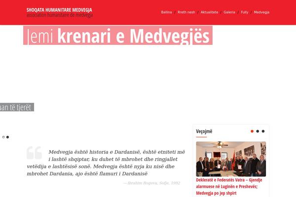 shoqatamedvegja.com site used Medvegja