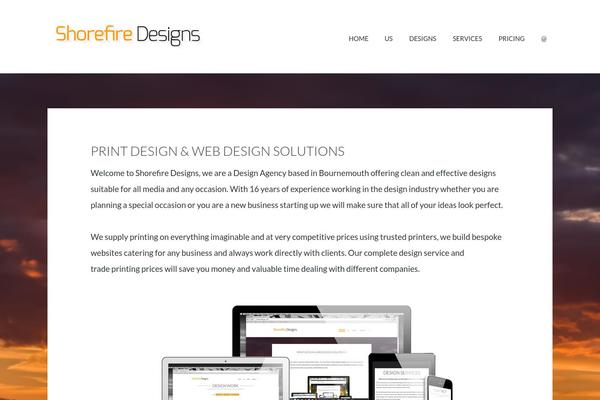 Doctype theme site design template sample