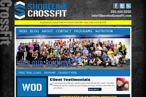 shoreline theme websites examples