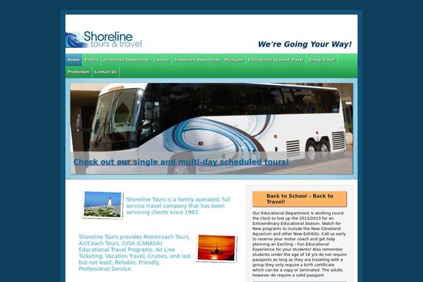 shorelinetours.com site used Shoreline
