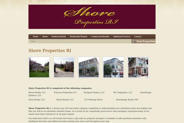 RealEstate theme site design template sample