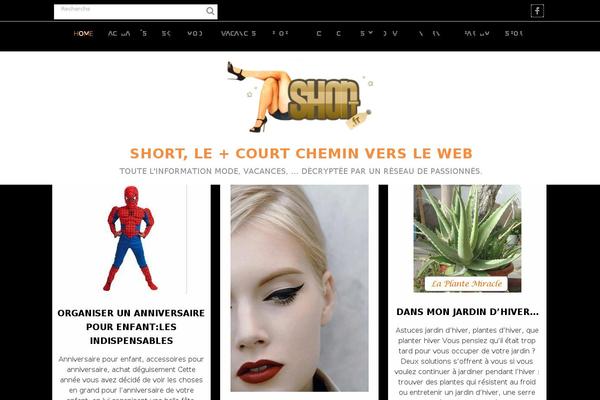 Short theme site design template sample