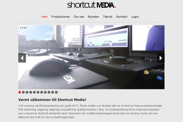 shortcutmedia.se site used Shortcutmedia