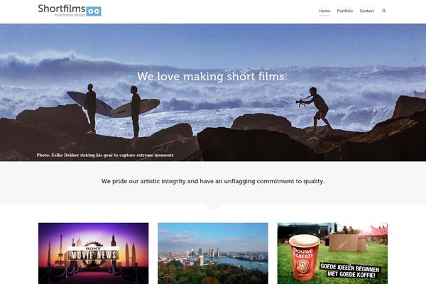 Dante theme site design template sample
